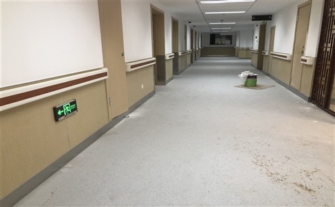 蘇州市殘疾人康復中心走廊防撞扶手安裝
